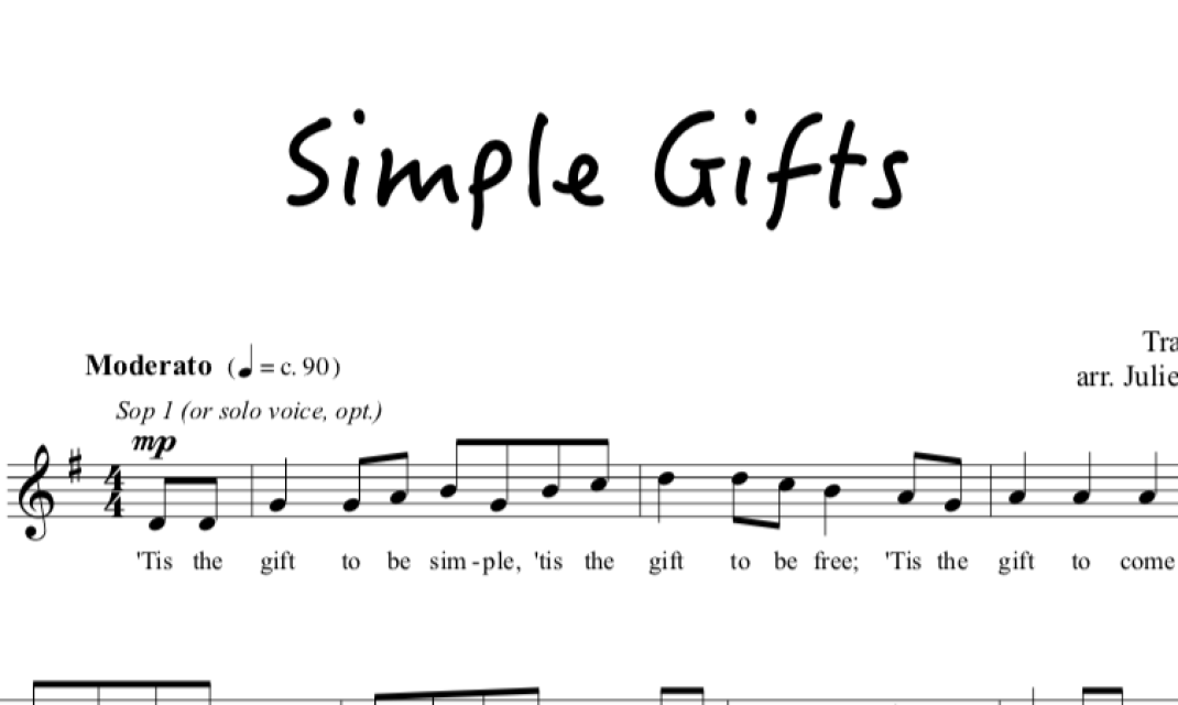 Simple Gifts  Simple Gifts